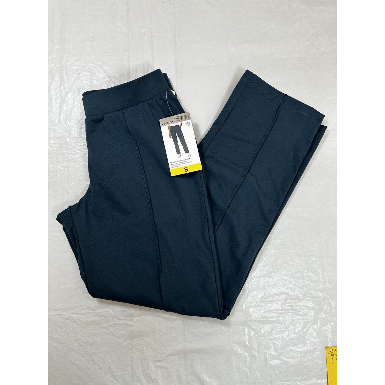 Mondetta Ladies Pintuck Straight Legs Pants Size S